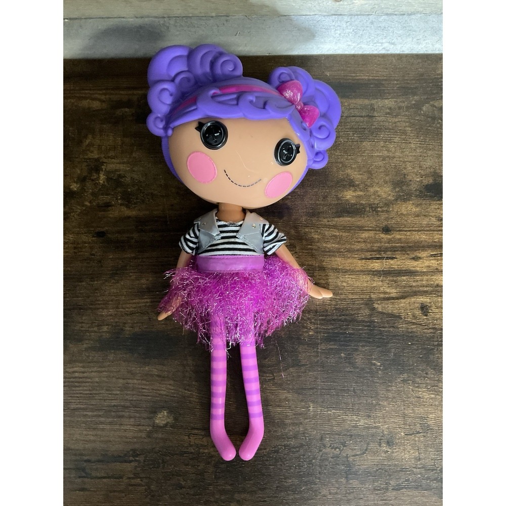 Lalaloopsy Doll Large Plush Plastic Toy Purple Hair